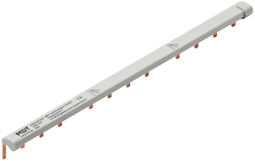 MDT technologies Phasenschiene mit 12 ZUB-PS12A4