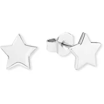 s.Oliver Paar Ohrstecker "Stern", silber Rhodiniert