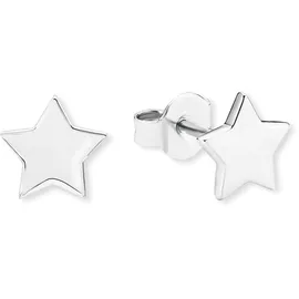s.Oliver Paar Ohrstecker "Stern", silber Rhodiniert