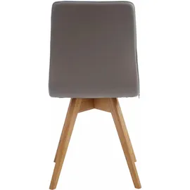 OTTO home Esszimmerstuhl Dalea Kunstleder beige 6er Set