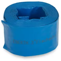 Eberth Flachschlauch 10 m 3 Zoll blau
