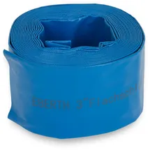 Eberth Flachschlauch 10 m 3 Zoll blau