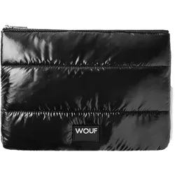 WOUF Kulturbeutel Quilted Pouch glossy black