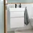 Waschbeckenunterschrank 46 x 55 cm Glossy White