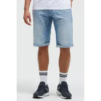 Camp David CAMP DAVID, Herren, Gr. 33, Kurz, blau, Denim/Jeans, Material: 72% Baumwolle, 26% Polyester, 2% Elasthan, Abriebeffekte, comfort fit, Jeans Jeansshorts, mit Turn-Up Saum