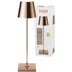 SIGOR NUINDIE Akku-Tischleuchte Nuindie 380mm Dekoration   Braun 