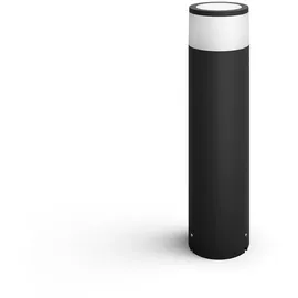 Philips Sockelleuchte Kunststoff 40,0 cm inkl. LED 350 lm schwarz