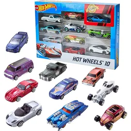 Hot Wheels 54886 - Geschenkpaket 10er Pack 1:64