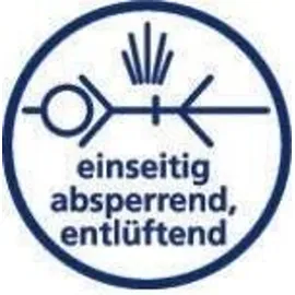 Riegler Sicherheitskupplung mit Druckknopf drehbar, NW 7,4mm AG G1/2