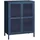 [en.casa] Vitrine Säkylä 84 x 64 x 35 cm Blau