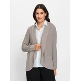 Inspirationen WITT WEIDEN Strickjacke in taupe-meliert | Gr.: 40