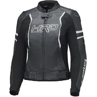 Held Street Rocket 4, Lederjacke perforiert Damen - Schwarz/Weiß