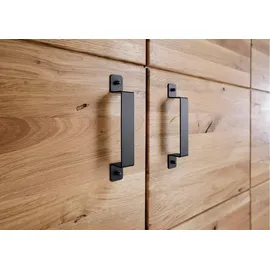 MASSIVMOEBEL24.DE Kleiderschrank Halmstad 289 x 219 x 60 cm Beige