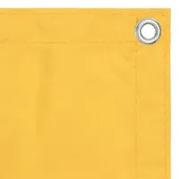 vidaXL Balkon-Sichtschutz Gelb 90x600 cm Oxford-Gewebe