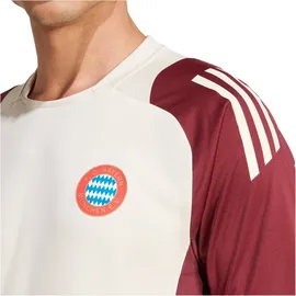 adidas Bayern München T-Shirt 2024/25 grau/rot Herren Gr. L