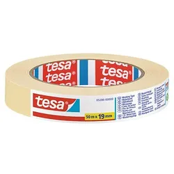 tesa ECONOMY Kreppband beige 19,0 mm x 50,0 m 1 Rolle