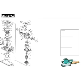 Makita Schwingschleifer BO4900VJ