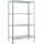 SCHULTE Regalwelt Steckregal Stahl 137x75x30 cm silber