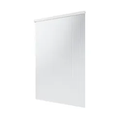 Halb-Kassetten Duschrollo 80x240 cm Modell 3D Optik transparent Mosaik Duschvorhang