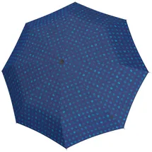 Knirps Taschenregenschirm A.200 Medium Duomatic – Kompakt und sturmfest – Windkanal getestet – Pinta Aqua