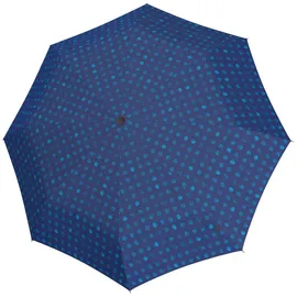 Knirps Taschenregenschirm A.200 Medium Duomatic – Kompakt und sturmfest – Windkanal getestet – Pinta Aqua