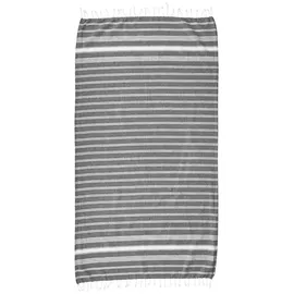 BUTLERS Surfside Hamamtuch 90 x 170 cm anthrazit