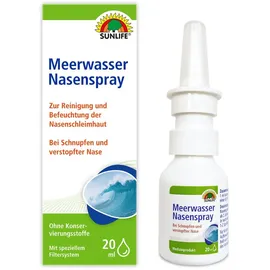 Sunlife SUNLIFE® Meerwasser Nasenspray 20 ml Spray