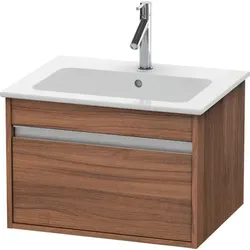 Duravit Waschtischunterschrank wandhängend „Ketho“ 60 × 41 × 47,5 cm in Nussbaum Natur