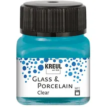 Kreul Glass & Porcelain Clear 20 ml Türkis