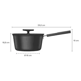 Fiskars Hard Face Stieltopf 16 cm rund