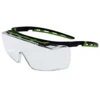 Fitzner Schutzbrille Kubik OTG, beschlagfrei, mit Stirnschutz 9930 , 1 Box = 12 Stück, grün / schwarz