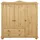 otto home Wäscheschrank OTTO HOME "Adele, Mehrzweckschrank", beige (natur), B:130cm H:135cm T:40cm, Massivholz, Schränke, aus massiver Kiefer, 2-oder 3-türig