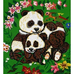 Stick it Steckpuzzle Panda mit Baby, 17550 Puzzleteile