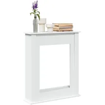 vidaXL Kaminumrandung 75 x 20 x 87,5 cm Weiß