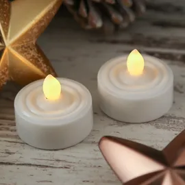 MARELIDA LED Teelichter 3,6 cm 12 St. weiß