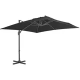vidaXL Ampelschirm mit Aluminium-Mast 300 x 300 cm anthrazit 44636