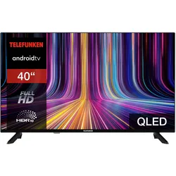 Telefunken QLED TV 40 Zoll Fernseher Full HD Android TV (HDR Smart TV, Triple-Tuner) QF40AO750S