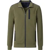 CasaModa Sweatjacke in Dunkelgrün | Gr.: 5XL