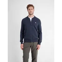 LERROS Strickjacke mit College Kragen für Herren - Classic Navy - S