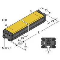 Turck Linearwegsensor LI400P0-Q25LM0-ESG25X3-H1181