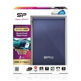 Silicon Power Armor A80 2 TB USB 3.2 blau
