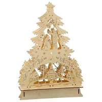Hti-Living LED Lichterspitze Tannenbaum Leuchtbogen beige