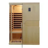 XXL Luxus LED Infrarotsauna Infrarotkabine 150x110x195 Wärmekabine Sauna 2 Pers.