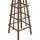 Mendler Rankgitter HWC-Q19 148 x 33 x 33 cm Dunkelbraun