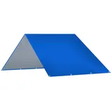 Quick Star Pavillon-Ersatzdach Sonnendach 125x204cm Blau, 210 x 145 cm, Universal Ersatzdach blau