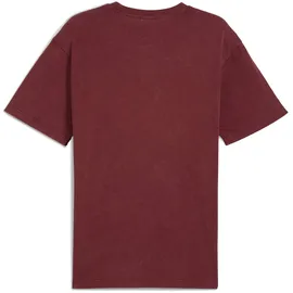 Puma ESS ELEVATED RELAXED WASH TEE ruby shimmer S