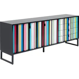 Kare Sideboard Concertina 186 x 74 cm Schwarz