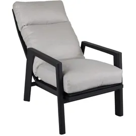 Brafab Gartensessel Slide 64 x 64 x 100 cm schwarz/aschgrau