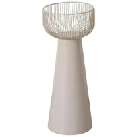 Boltze Dekosäule CINDY, 28 x 68 cm – Beige