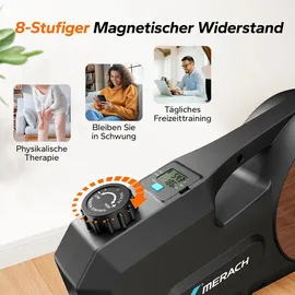 Merach Mini Pedaltrainer schwarz